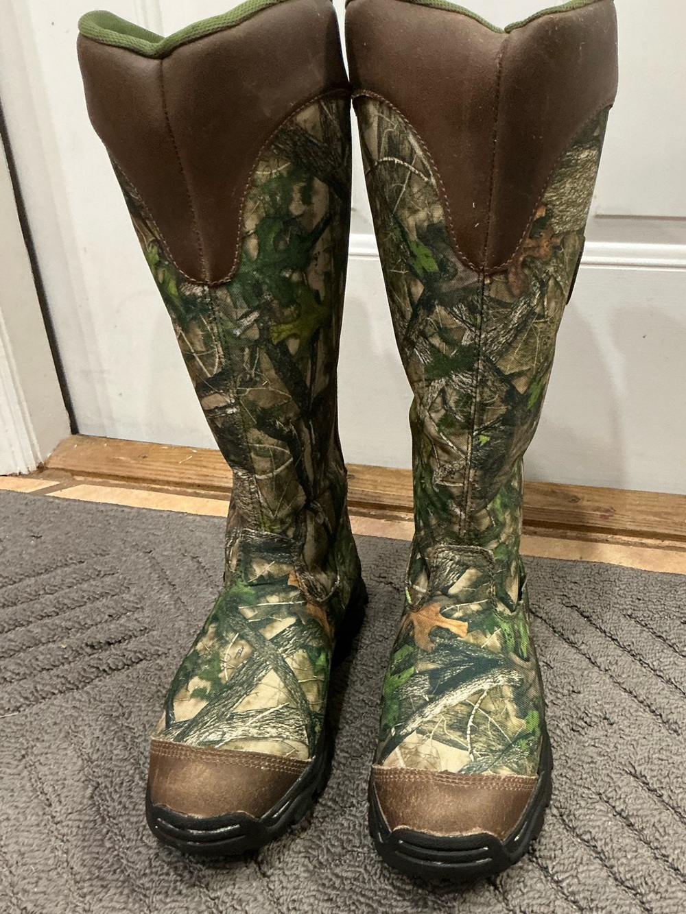 Rocky Timber Prowler II WATERPROOF REAR ZIP Snake Boot, size men 10.5
